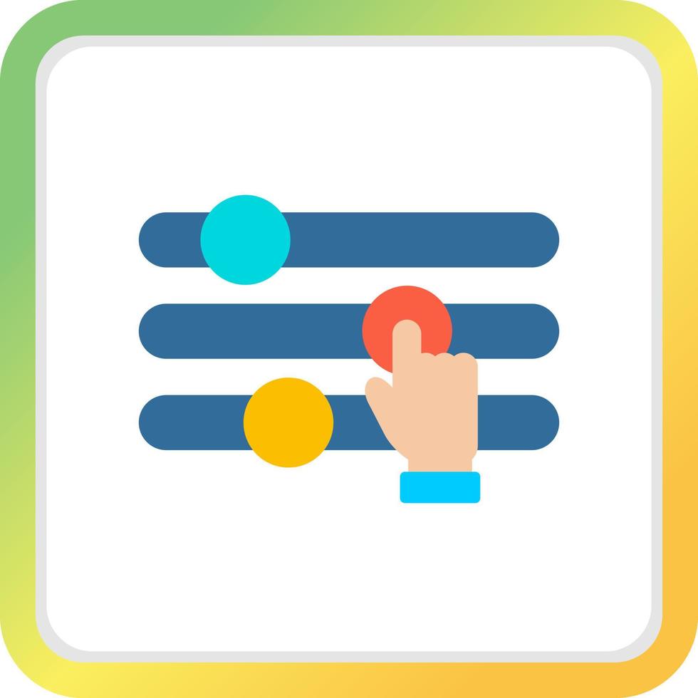 Adjust Creative Icon Design vector