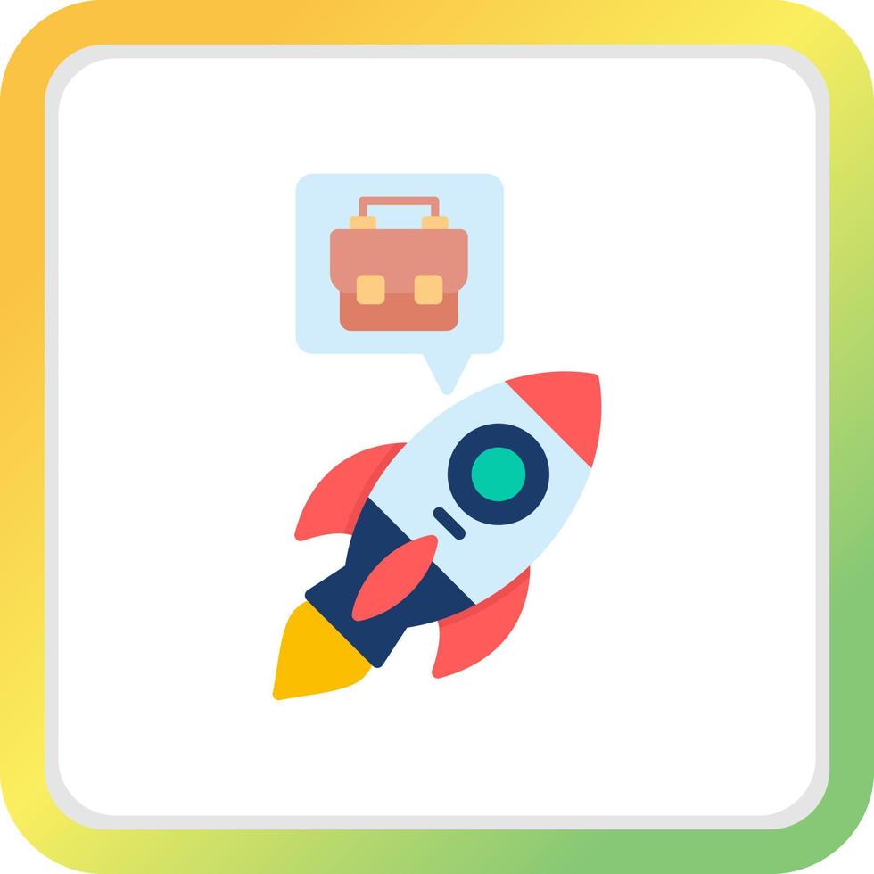 Rocket Creative Icon Design vector