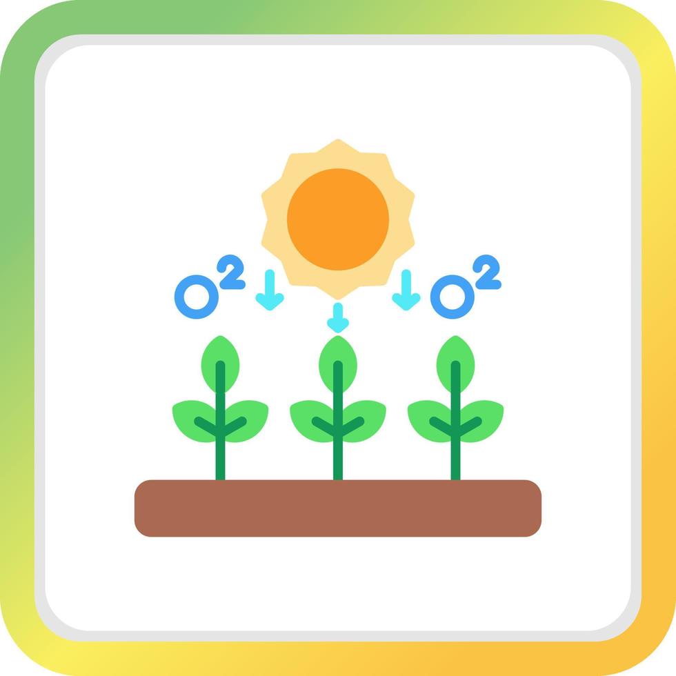 Photosynthesis Creative Icon Design vector