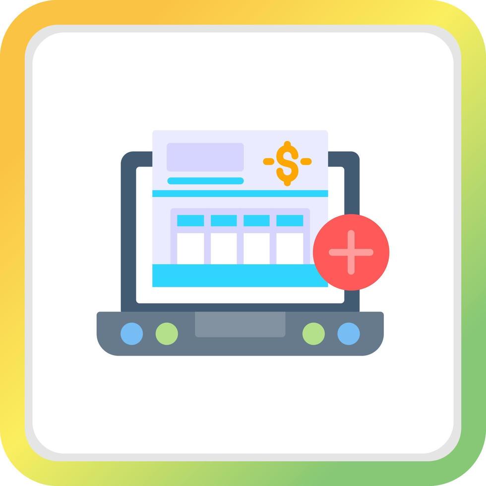 Bank Account Creative Icon Design vector