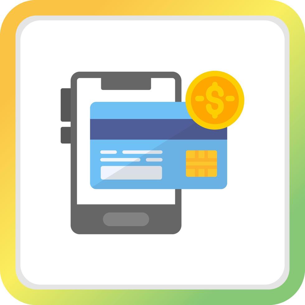 Online Payment Creative Icon Design vector