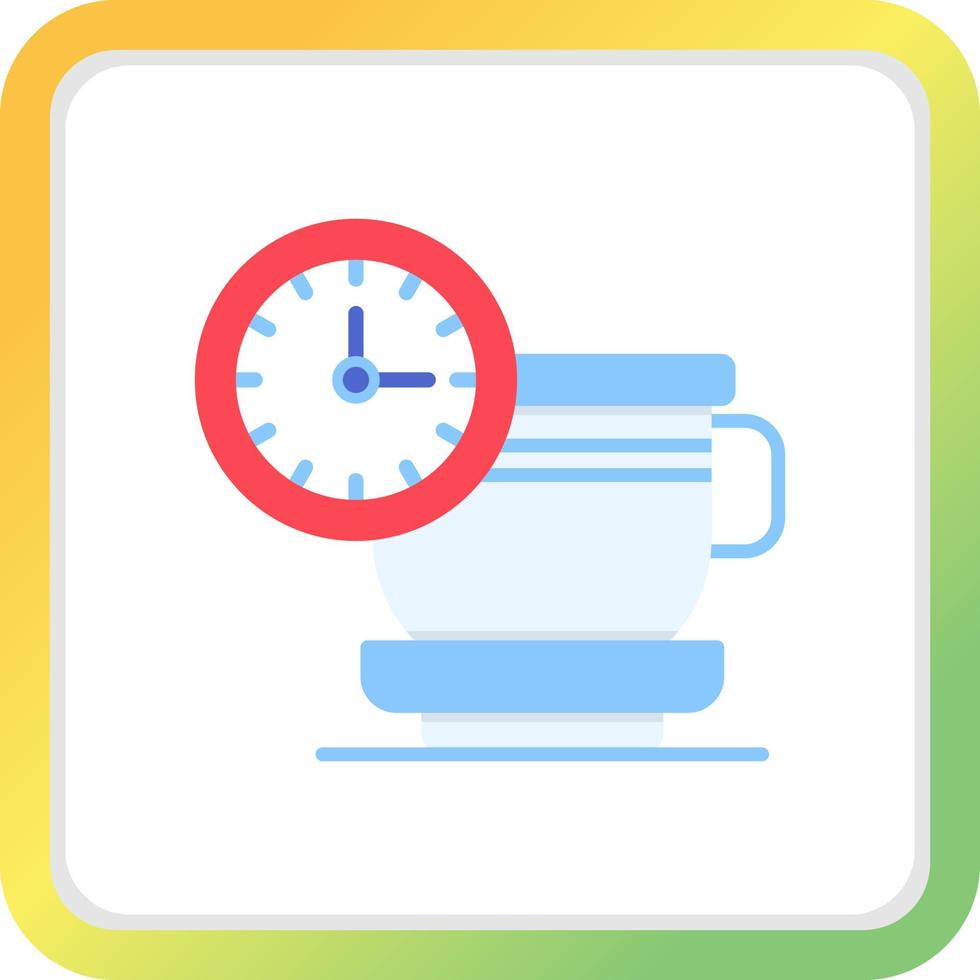 Tea Time Creative Icon Design vector
