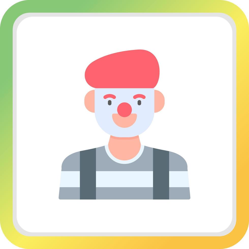 Mime Creative Icon Design vector