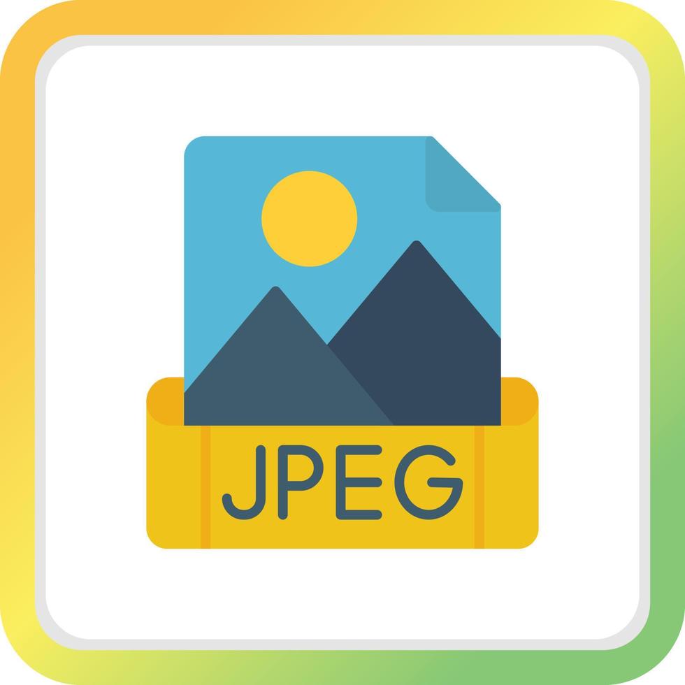 Jpeg Creative Icon Design vector