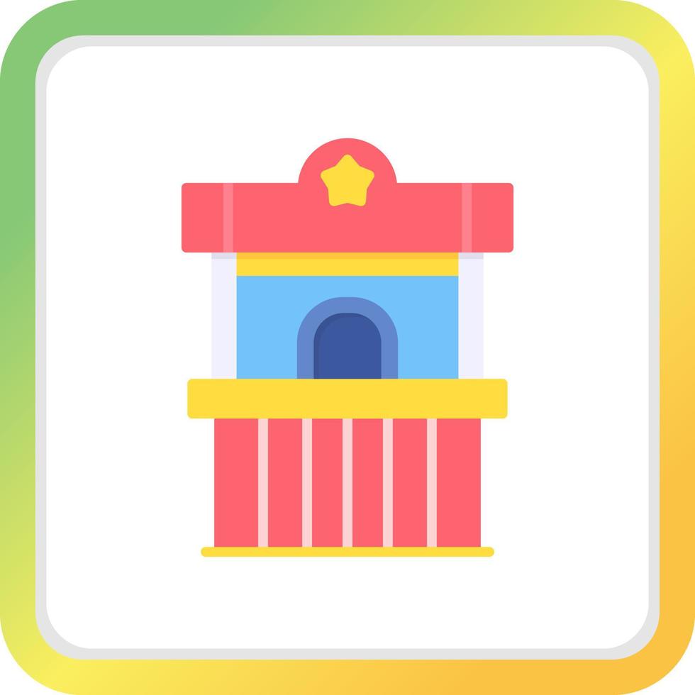 Ticket Box Creative Icon Design vector