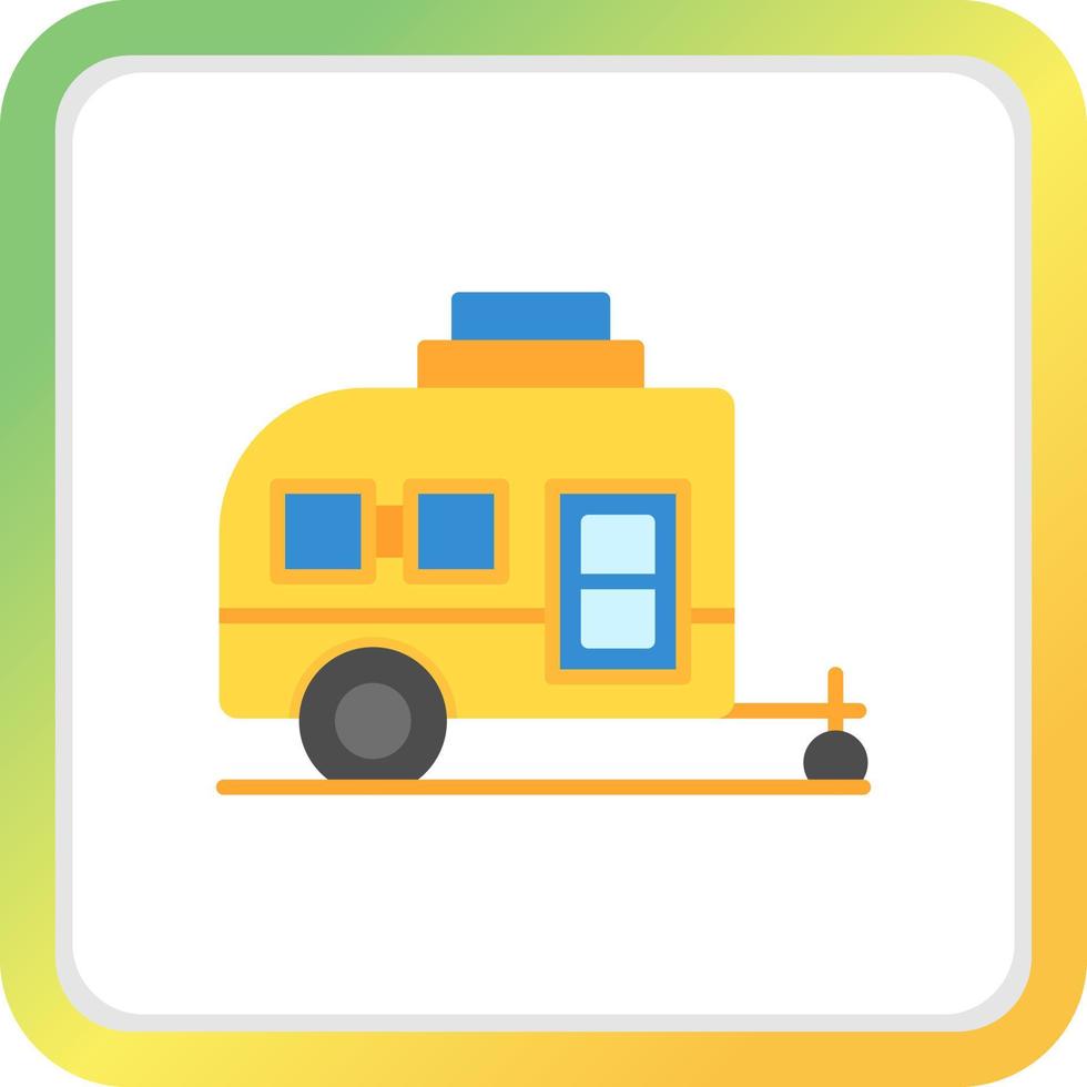 Caravan Creative Icon Design vector