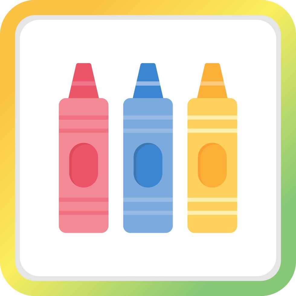 Crayons Creative Icon Design vector