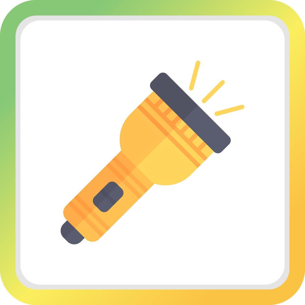 Flashlight Creative Icon Design vector