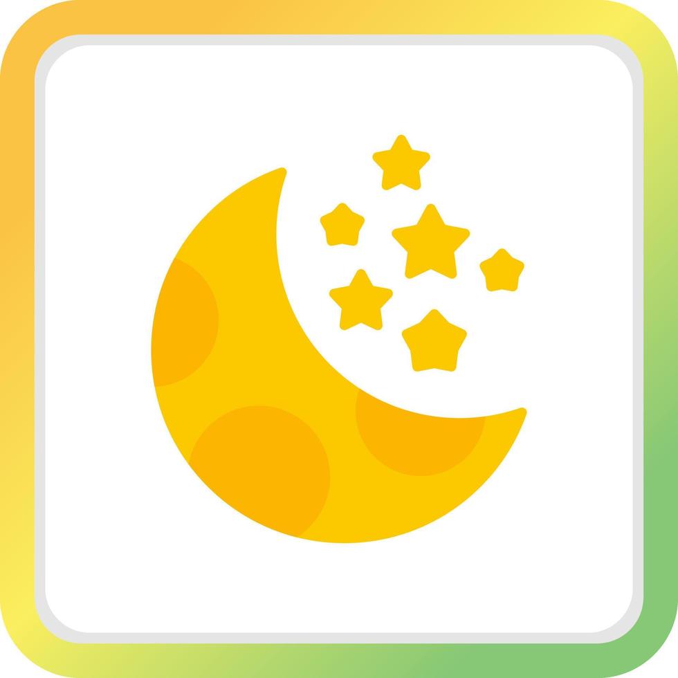 Moon Creative Icon Design vector