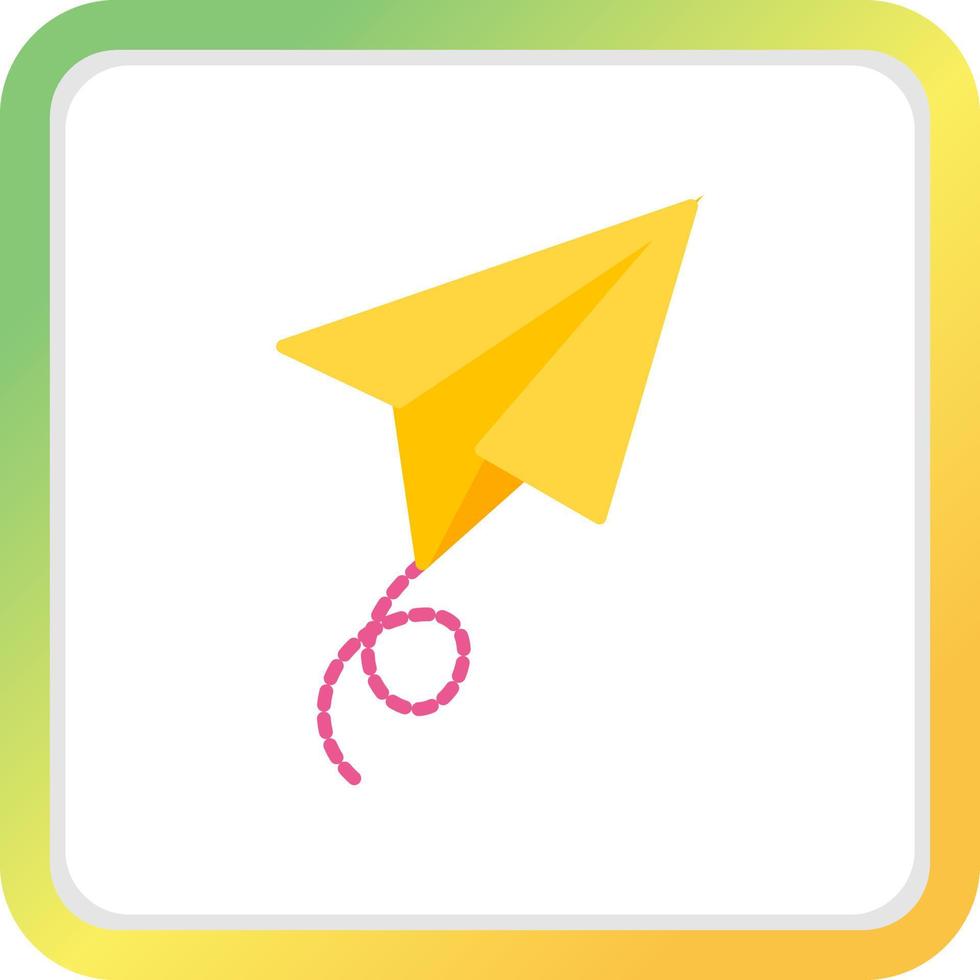 Paper Plane Creative Icon Design vector