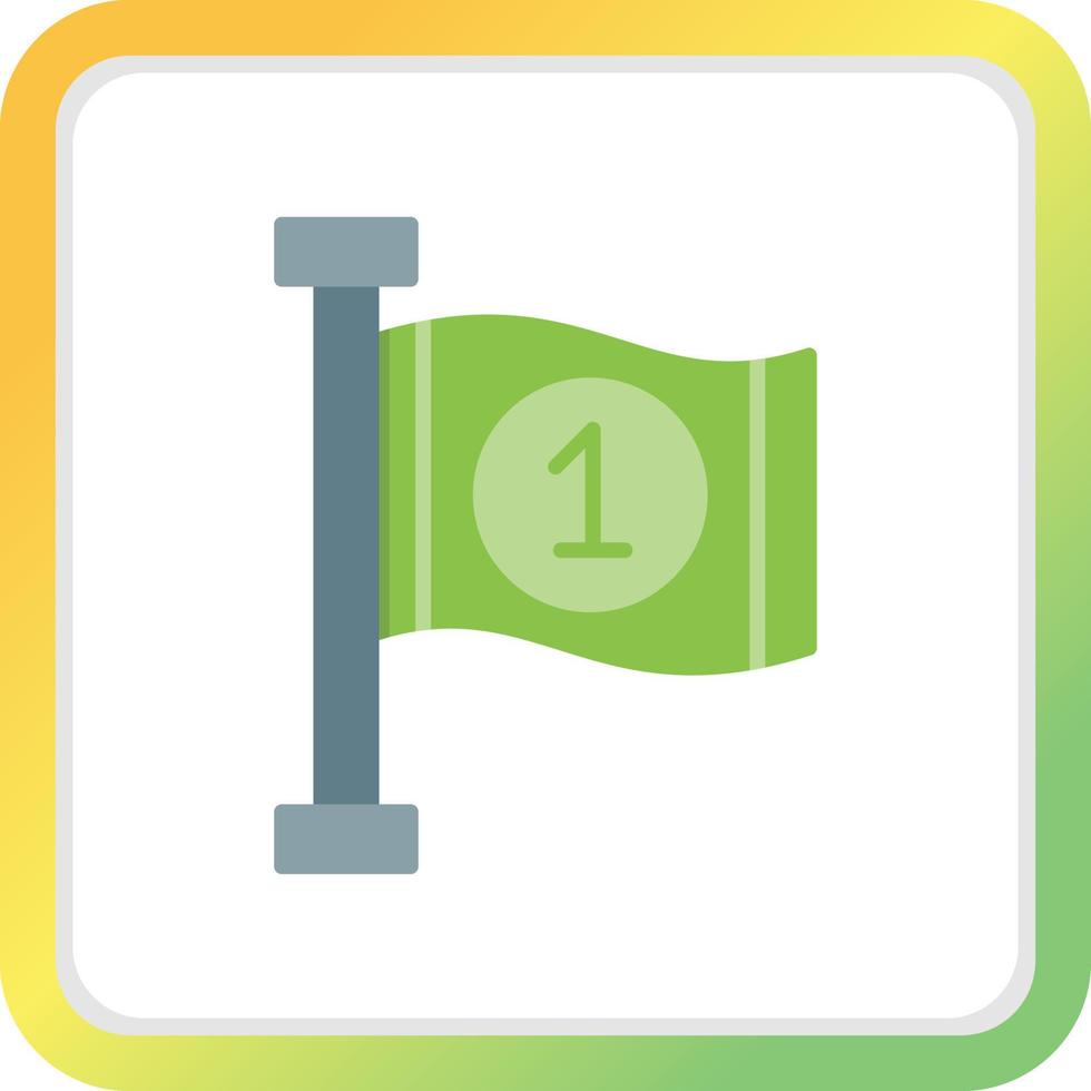 Flag Creative Icon Design vector
