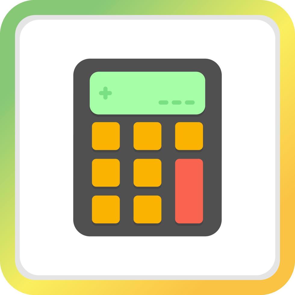Calculator Creative Icon Design vector