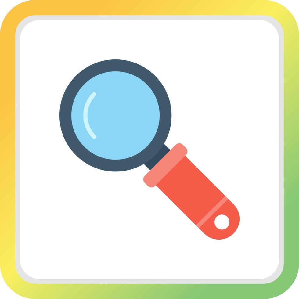 Magnifying Glass Creative Icon Design vector
