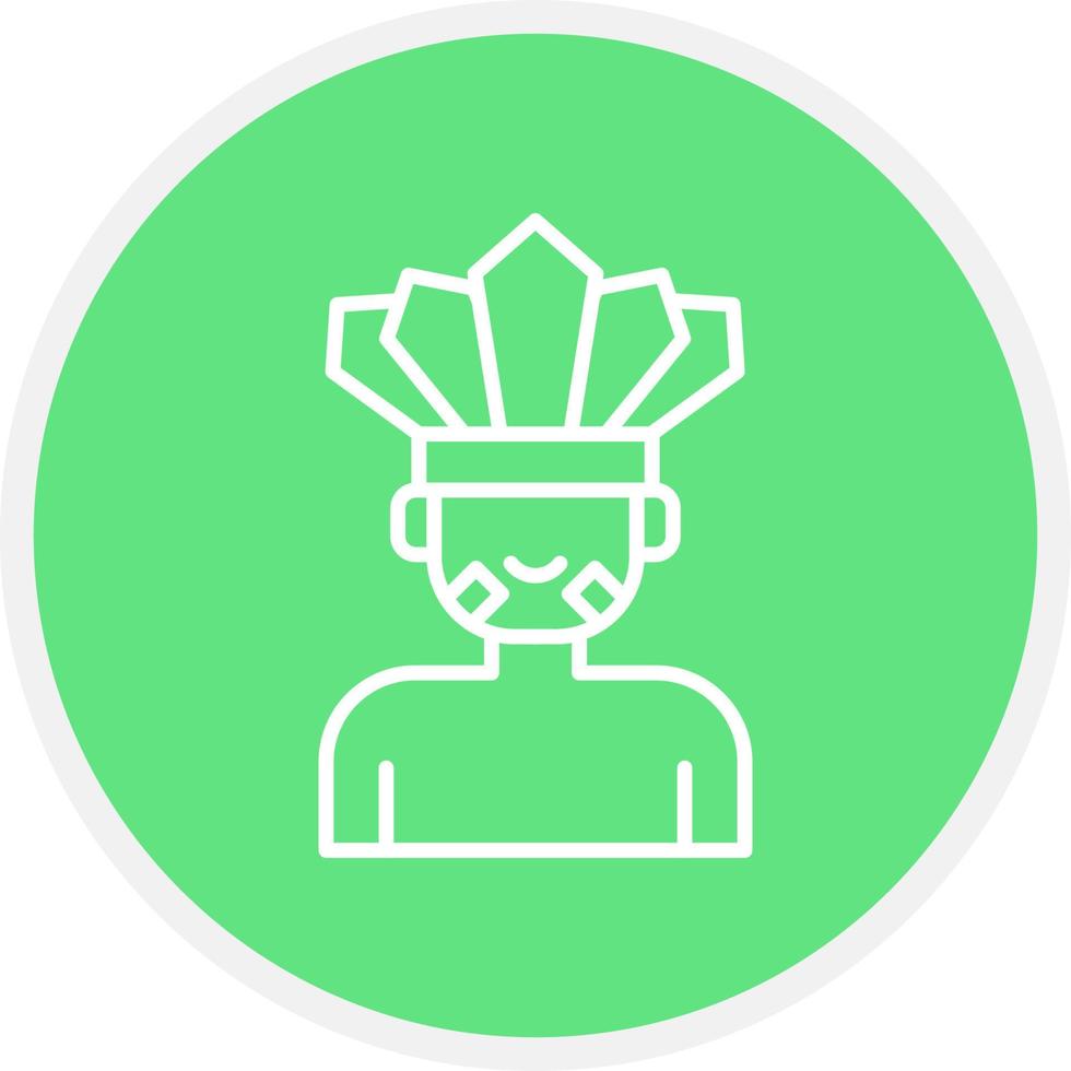 Native Indian Creative Icon Design vector