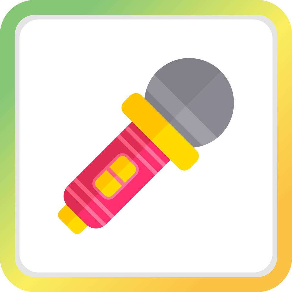 Microphone Creative Icon Design vector
