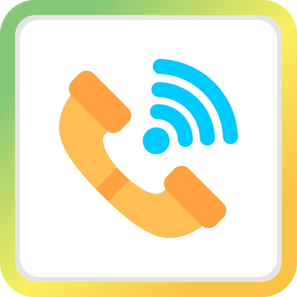 Phone Receiver Creative Icon Design vector