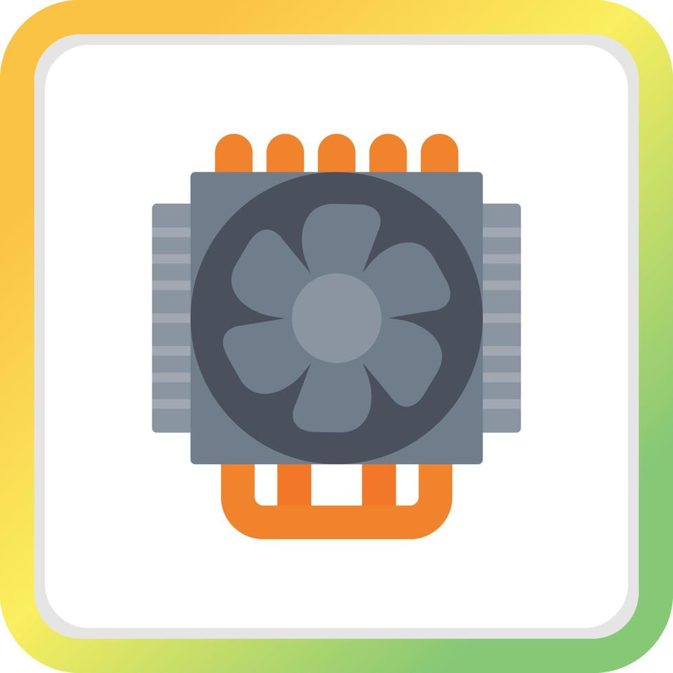 Heatsink Creative Icon Design vector