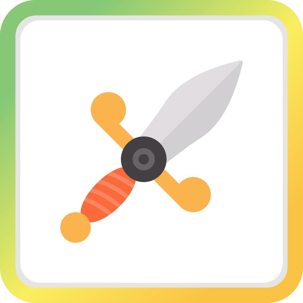 Dagger Creative Icon Design vector