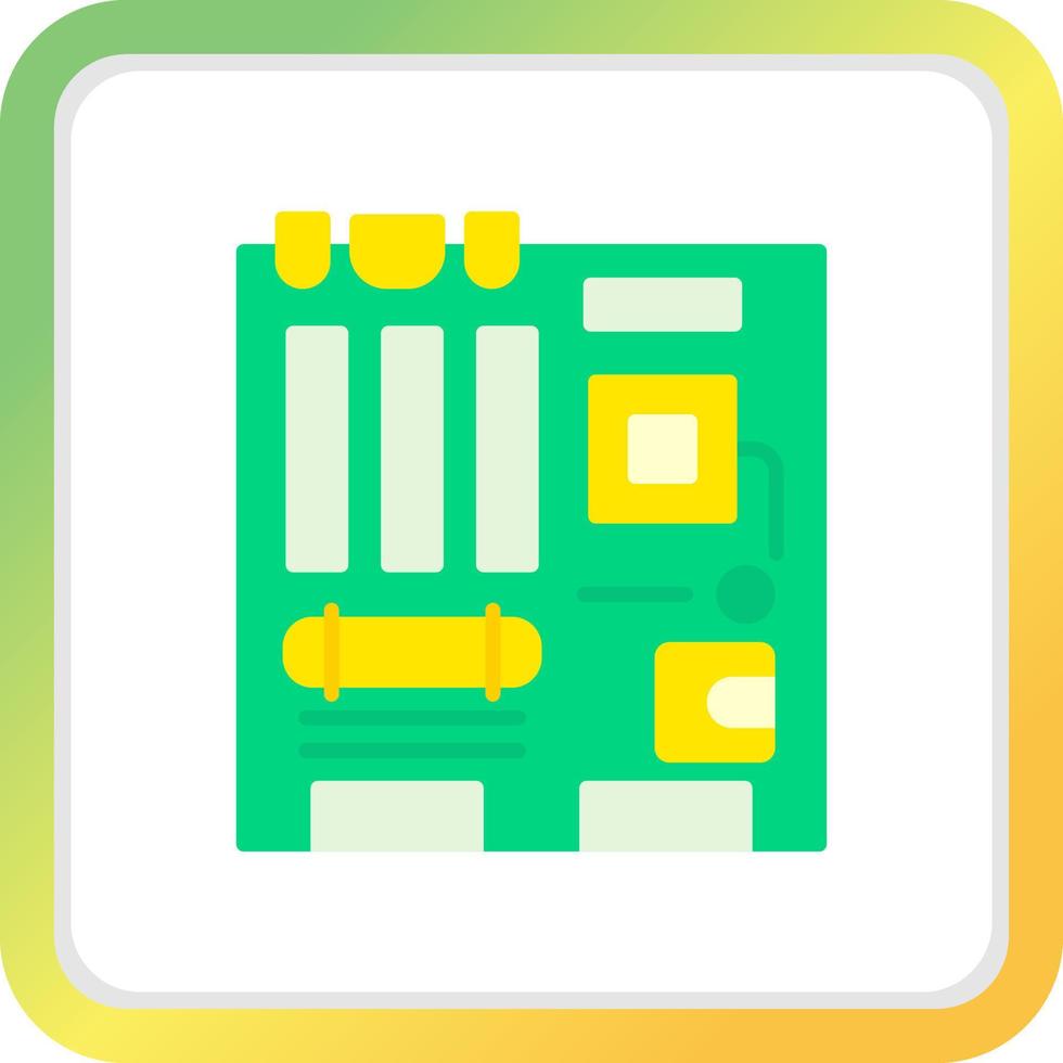 Motherboard Creative Icon Design vector