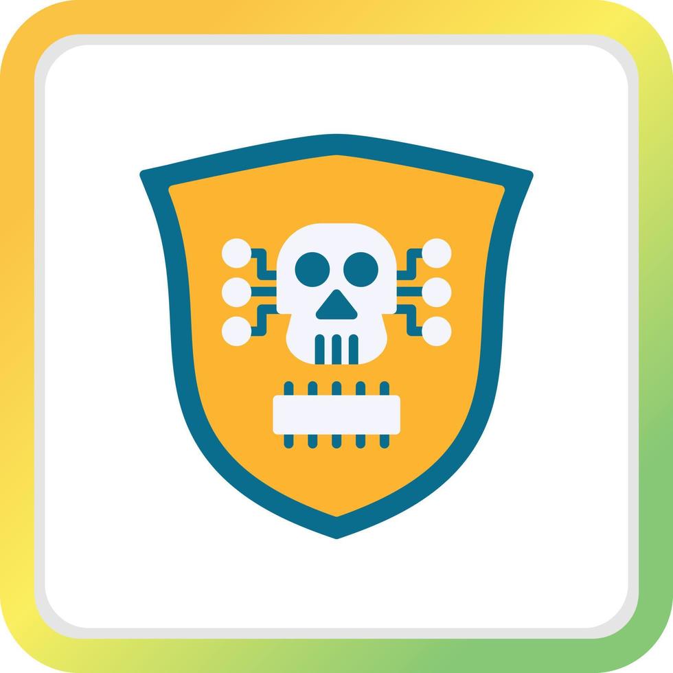 diseño de icono creativo de malware vector