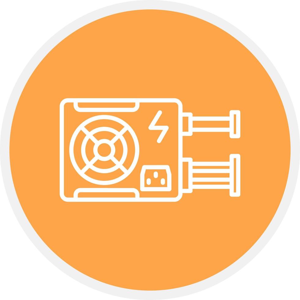 Power Supply Creative Icon Design vector