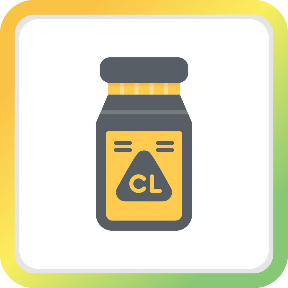 Chlorine Creative Icon Design vector