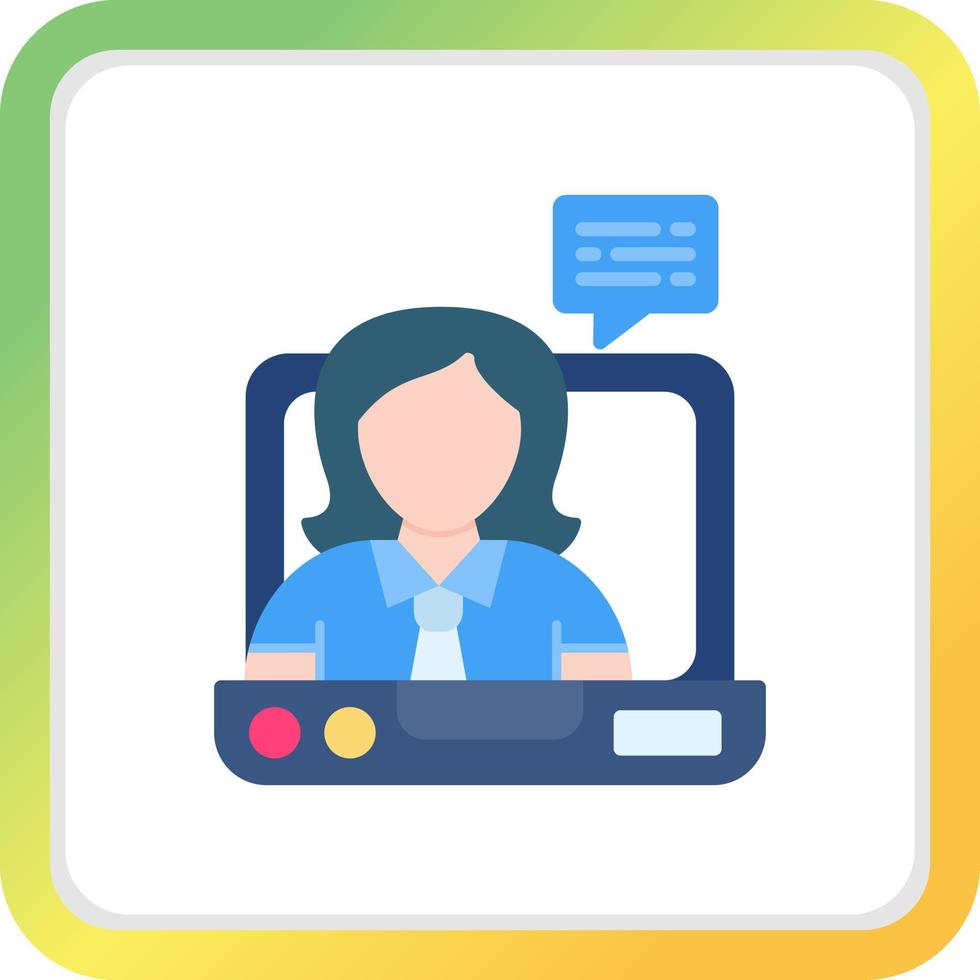 Job Interview Creative Icon Design vector