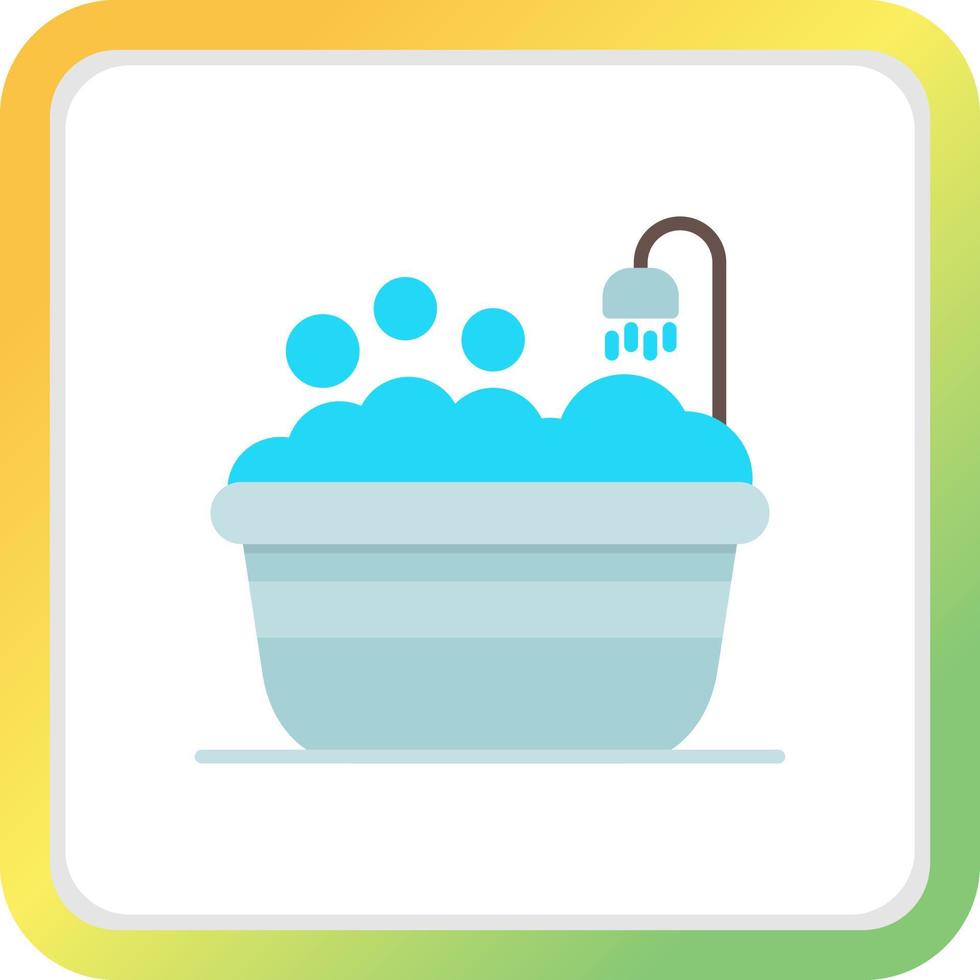 Bathtub Creative Icon Design vector