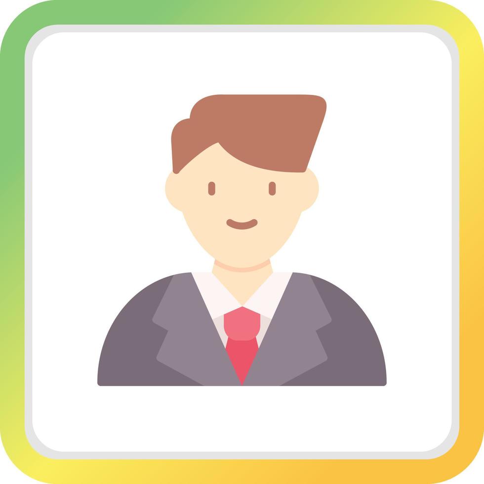 diseño de icono creativo de hombre de negocios vector