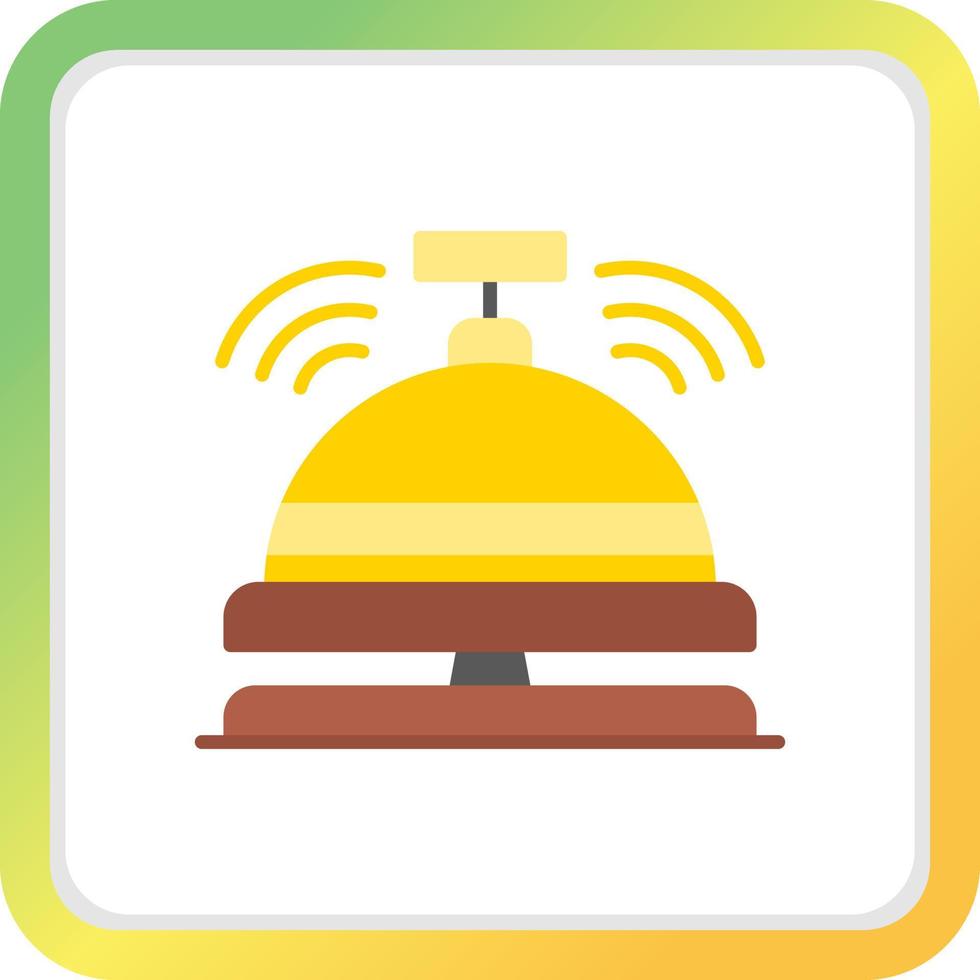 Reception Bell Creative Icon Design vector