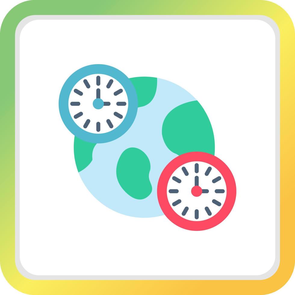 Jet Lag Creative Icon Design vector