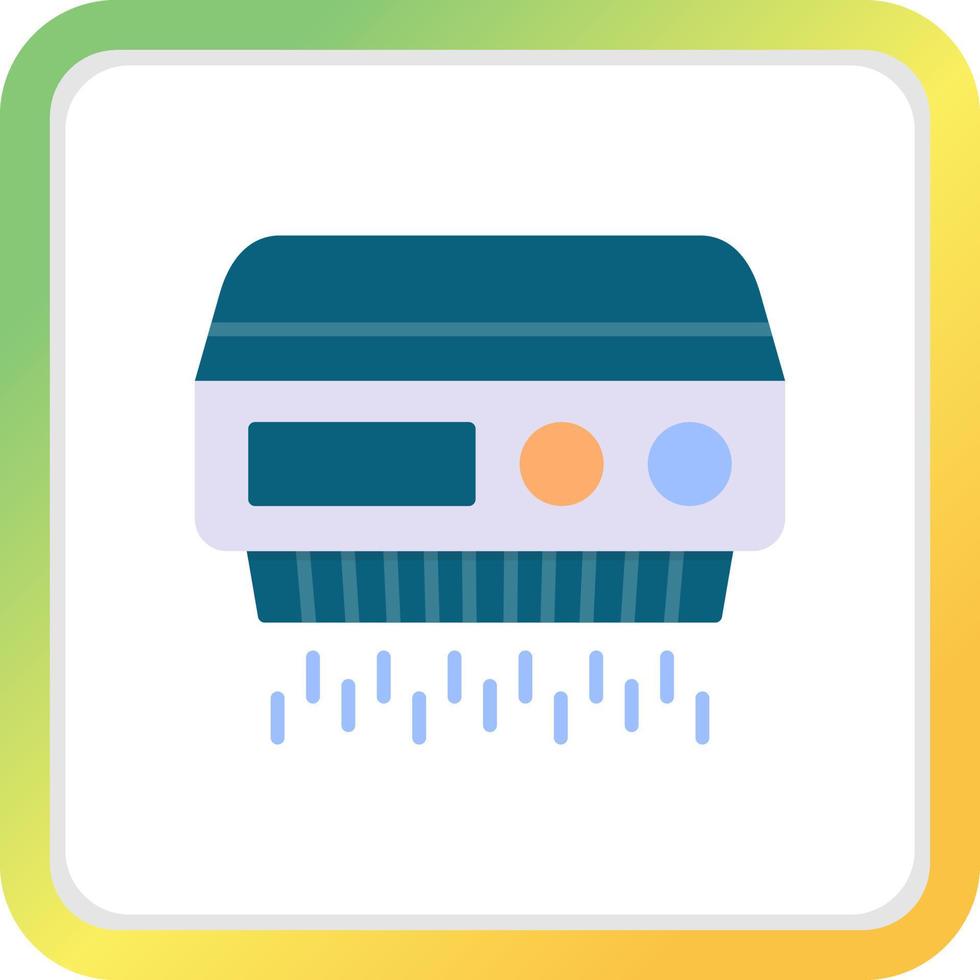 Hand Dryer Creative Icon Design vector