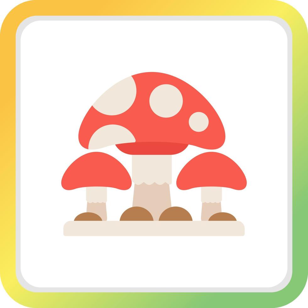 Mushroom Creative Icon Design vector