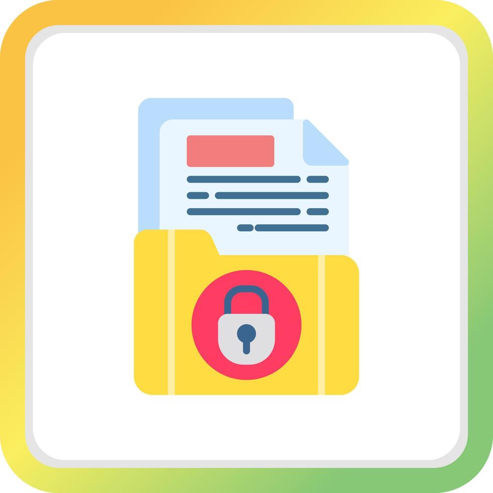 Confidential Creative Icon Design vector