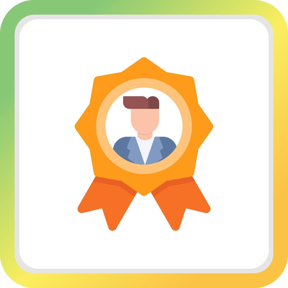 Best Employee Creative Icon Design vector