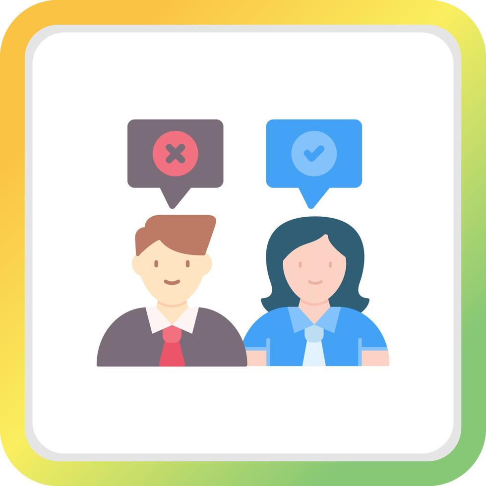 Candidate Creative Icon Design vector