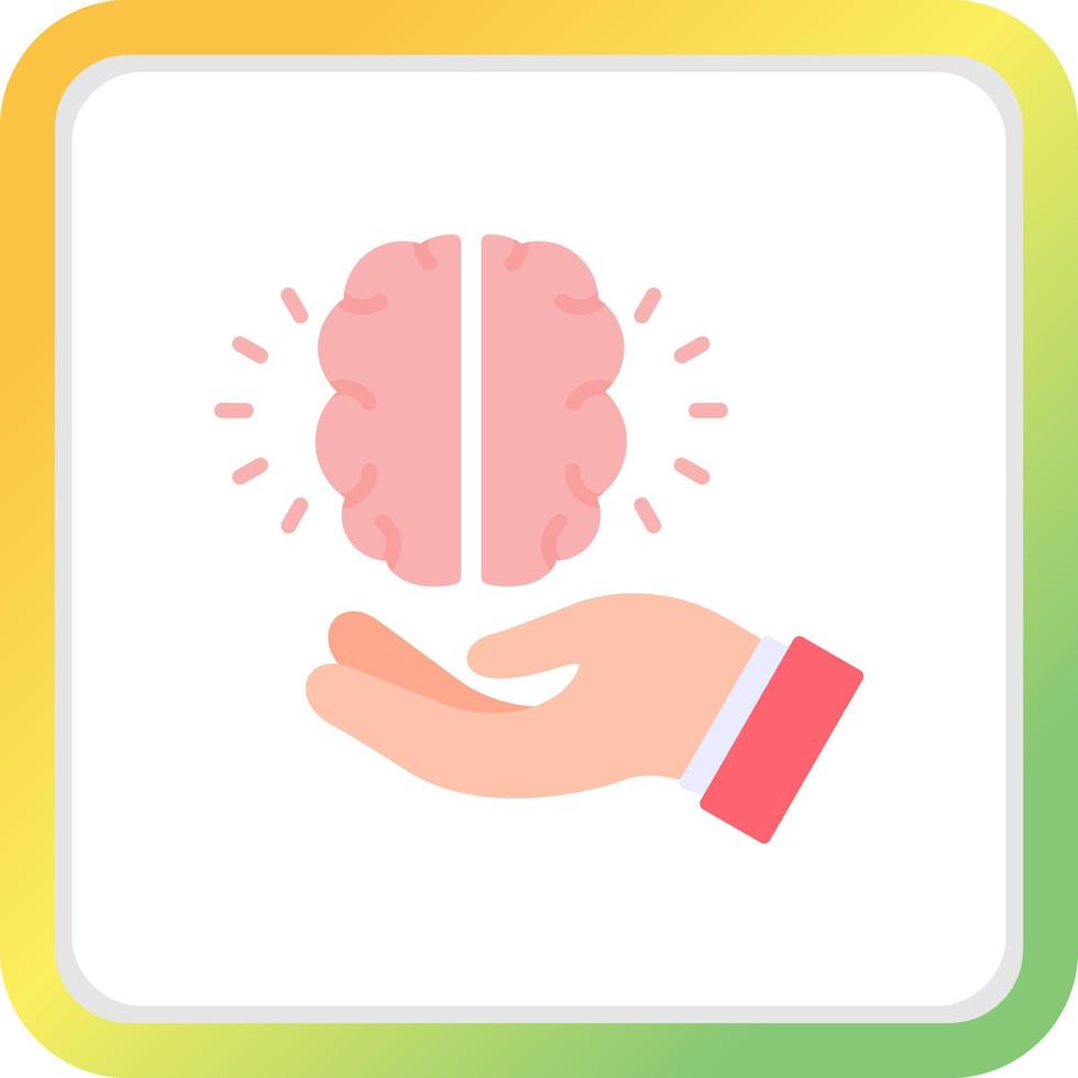 diseño de icono creativo de cerebro vector