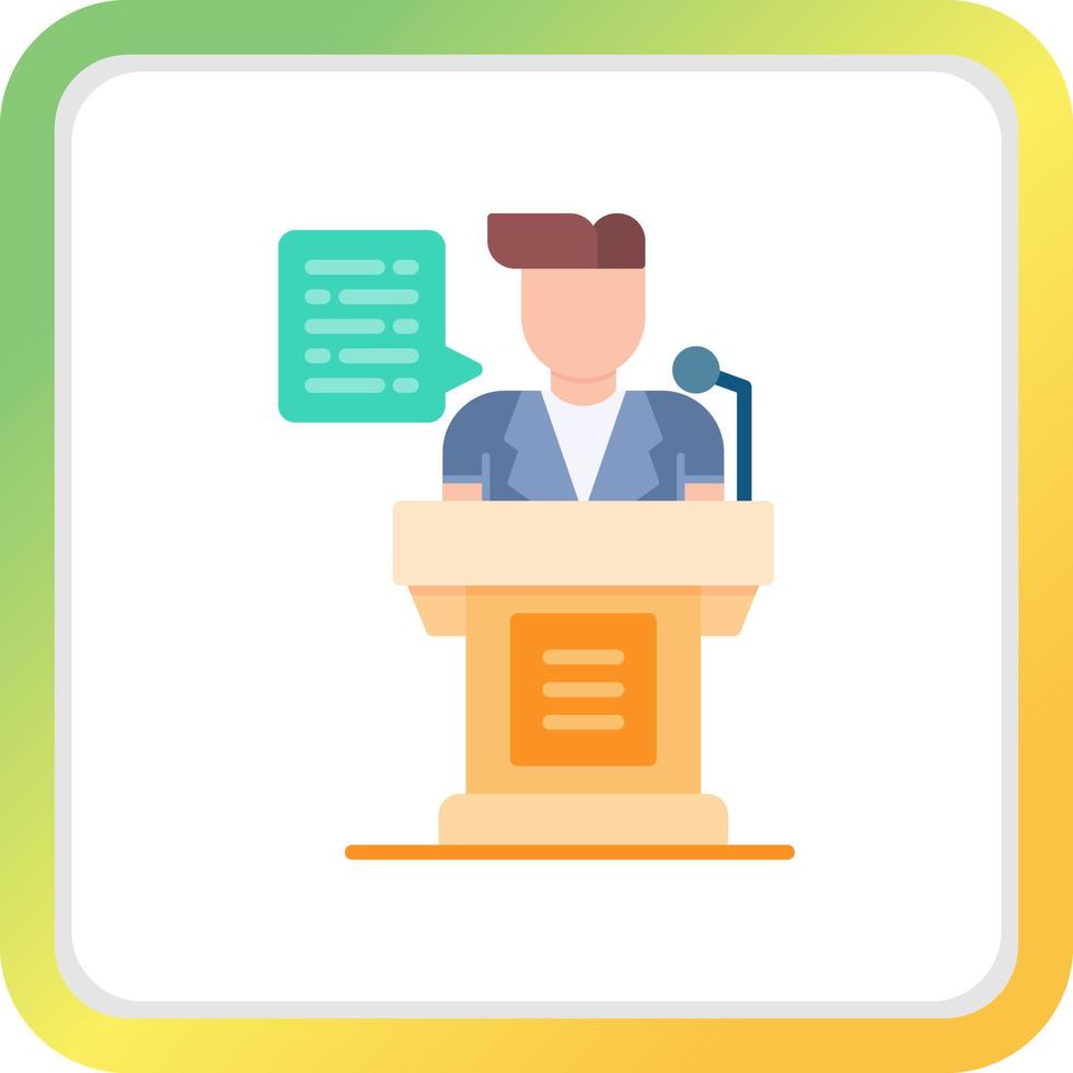 Speech Creative Icon Design vector
