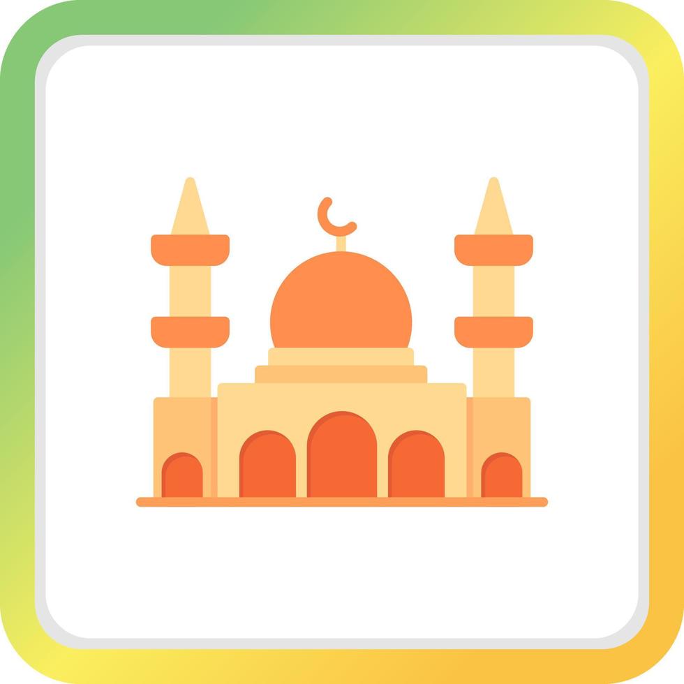 Mosque Creative Icon Design vector