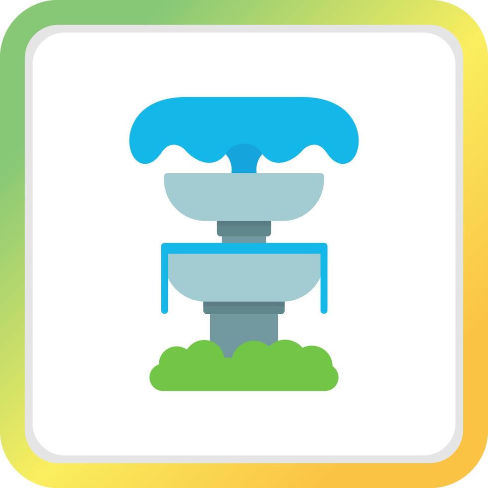 Fountain Creative Icon Design vector