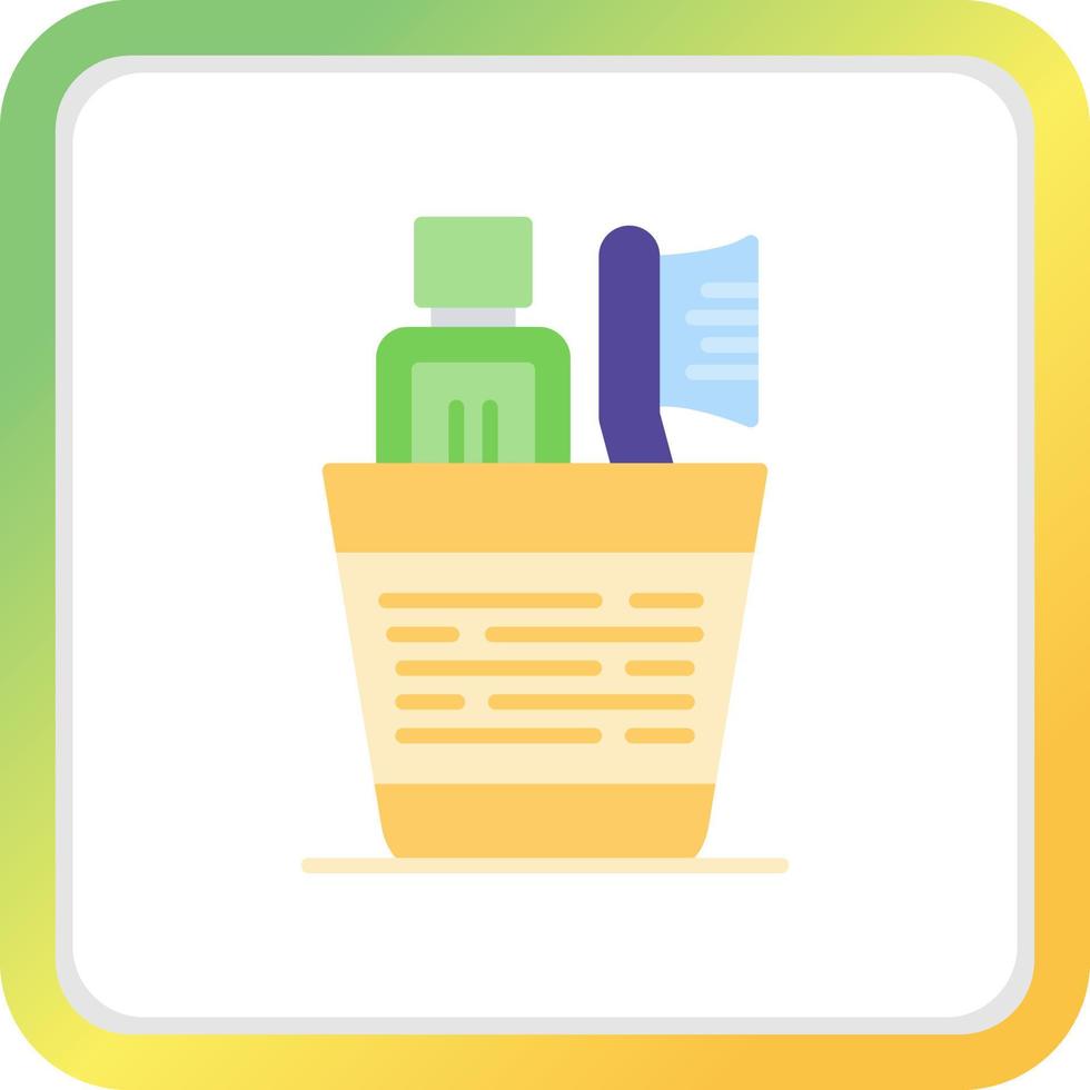 Toothbrush Creative Icon Design vector