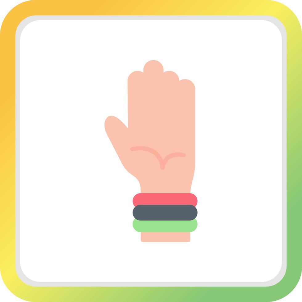 Wristband Creative Icon Design vector