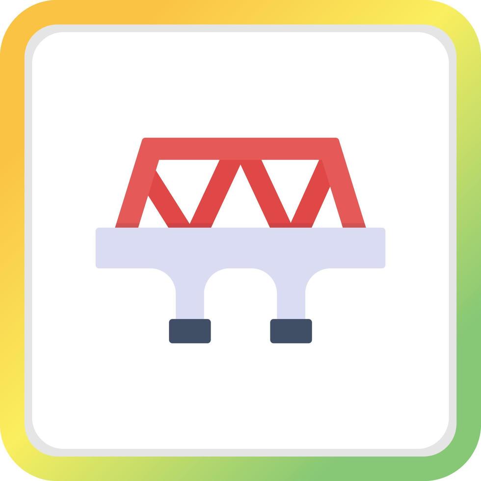 Bridge Creative Icon Design vector