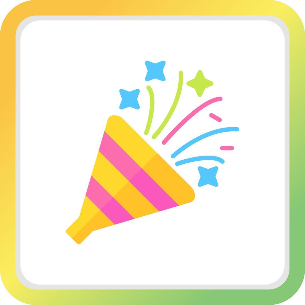 Confetti Creative Icon Design vector