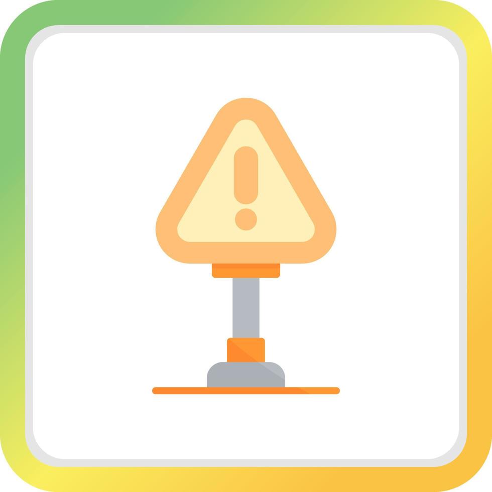 Traffic Sign Creative Icon Design vector