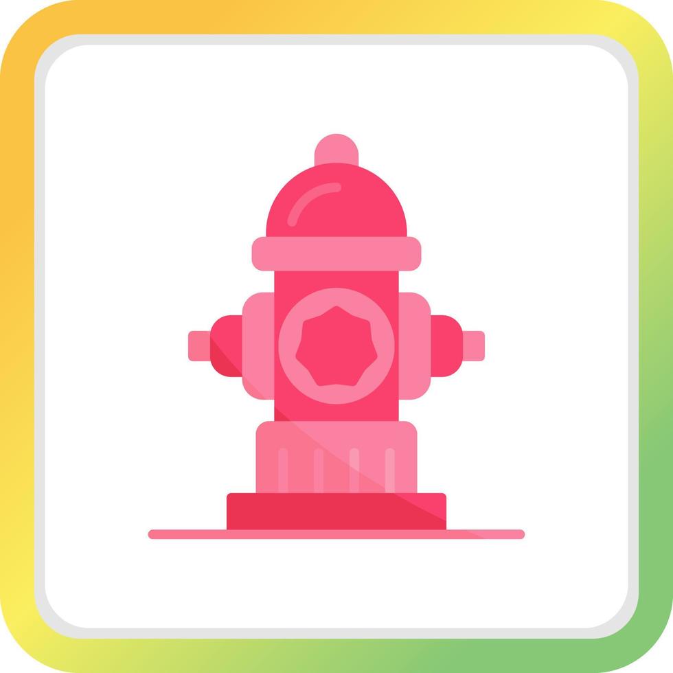 Hydrant Creative Icon Design vector