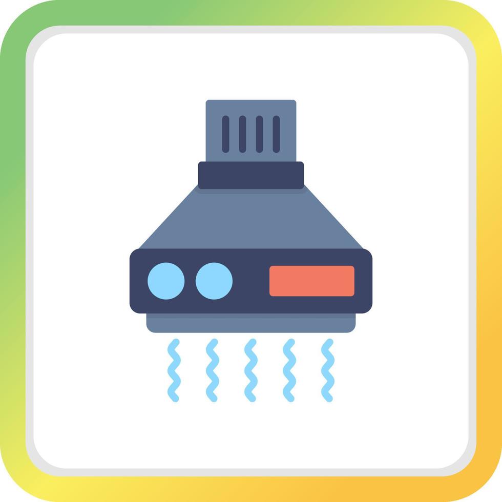 Kitchen Hood Creative Icon Design vector