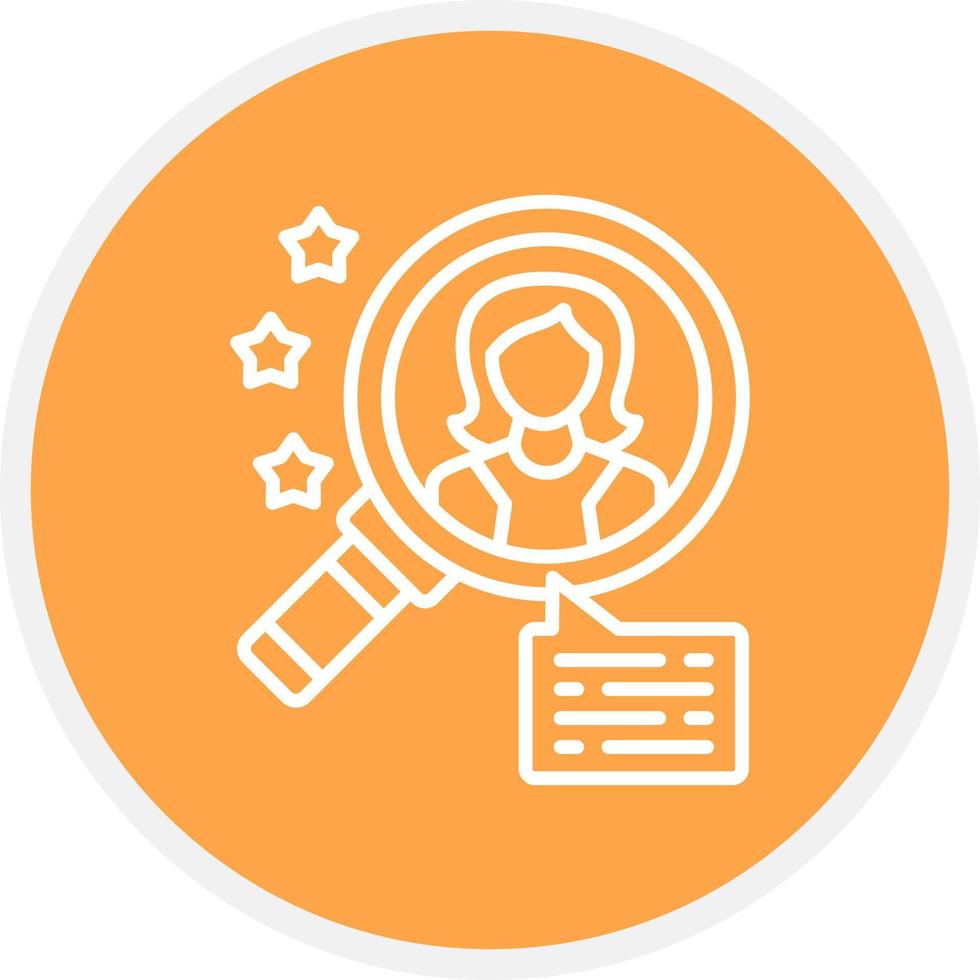 Talent Search Creative Icon Design vector