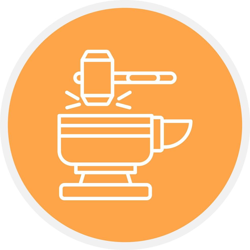 Blacksmith Creative Icon Design vector