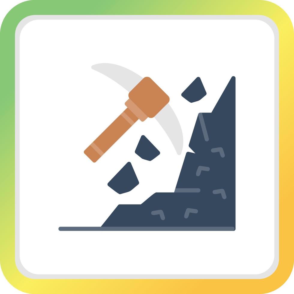 Mining Creative Icon Design vector